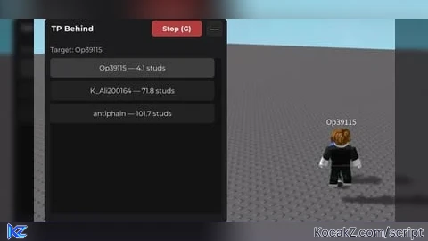 Universal Follow Behind free - Verified script for Universal Script