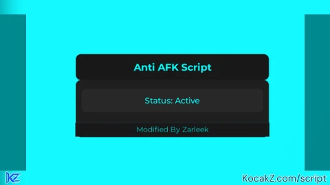 Zars Modified Antiafk Script - Verified script for Universal Script