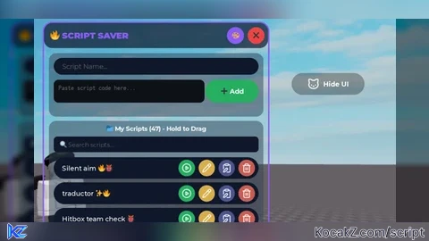 Script save - Verified script for Universal Script