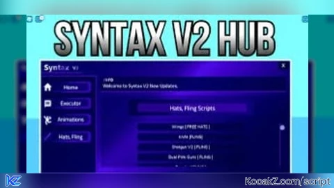 Syntax V2 Free Version key is Syntaxbesthub - Verified script for Just a baseplate.