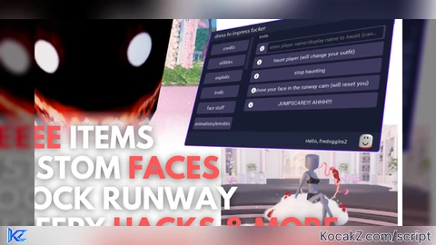 GUI REVIVED FREE ITEMS DECAL FACE AUTOFARM BLOCK RUNWAY - Verified script for Dress To Impress