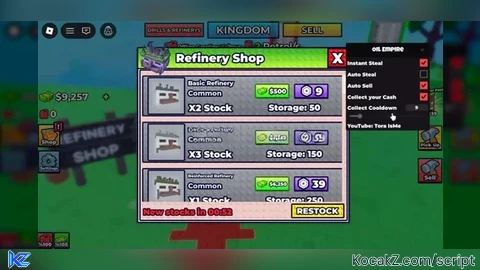 Oil Empire Script Instant Steal Auto Sell