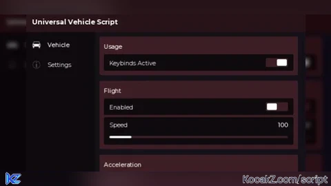 Universal vehicle speed changer - Verified script for Universal Script