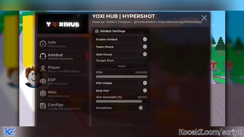 yoxi hub - Verified script for Hypershot