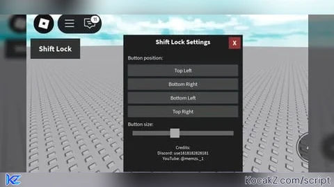 Universal mobile ShiftLock - Verified script for Universal Script