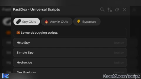 FastDex UDEBUGGER (No Ads Key) - Verified script for Universal Script
