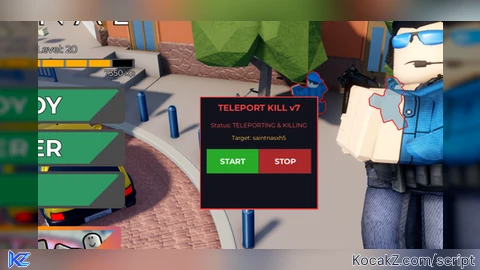 Telport Kill v7 - Verified script for Arsenal