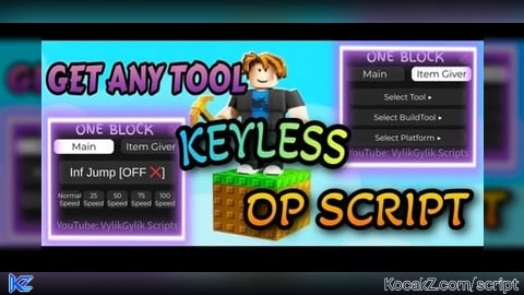OP KEYLESS SCRIPT - Verified script for ONE BLOCK