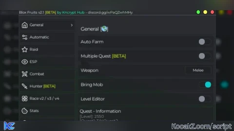 auto farm - Verified script for Blox Fruits