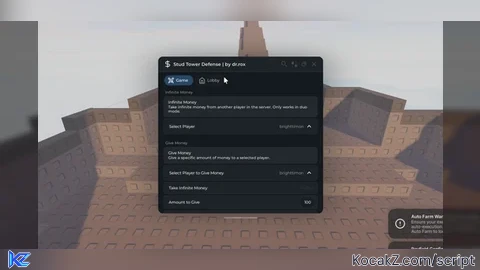 BEST UPDATED - Verified script for Stud Tower Defense