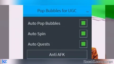 Free - Verified script for Pop Bubbles for UGC