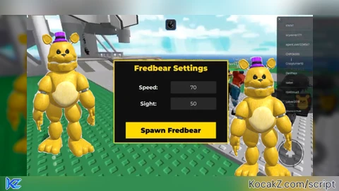 Fredbear script - Verified script for Universal Script