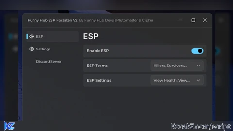 ESP With UI Keyless - Verified script for Forsaken