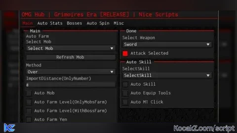 BEST SCRIPT - Verified script for Grimoires Era