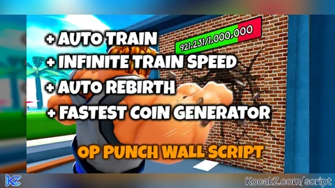 AUTO TRAIN INFINITY TRAIN SPEED AUTO ASCEND COIN GENERATOR - Verified script for Punch Wall