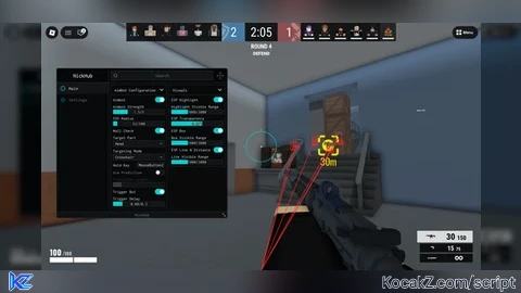 NICKHUB AIMBOT TRIGGER BOT ESP LINE BOX HIGHLIGHT AND MORE