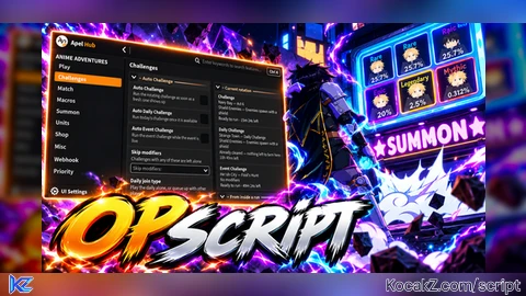 Auto Play Macro Webhook Auto Event Auto Shop and more - Verified script for Anime Adventures