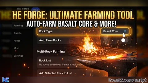 The best script With multi rock farming OP - Verified script for 🎃 The Forge