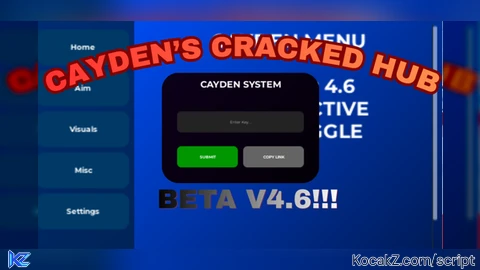 CaydensCrackedHub - Verified script for Universal Script