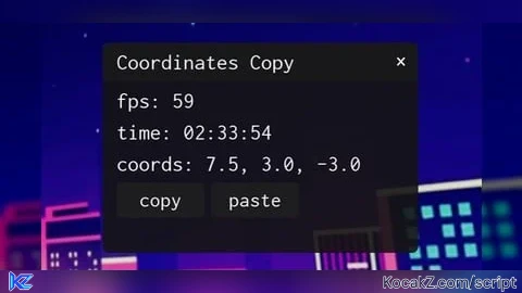 Gui Copy Pos Draggable - Verified script for Universal Script