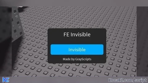 FE Invisible by Monoscripts (not working) - Verified script for Just a baseplate.