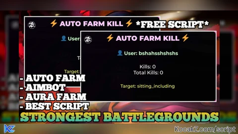 THE STRONGEST BATTLEGROUND AUTO KILL SCRIPT