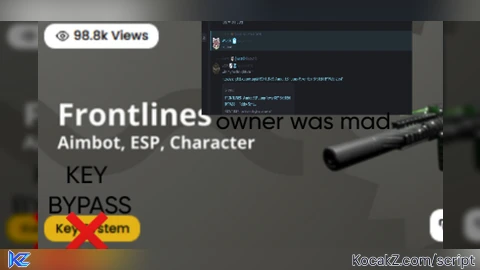 Aimbot ESP Jump Power KEY SYSTEM BYPASS - Verified script for FRONTLINES