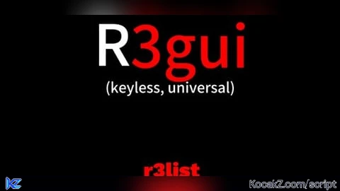 r3gui - Verified script for Universal Script