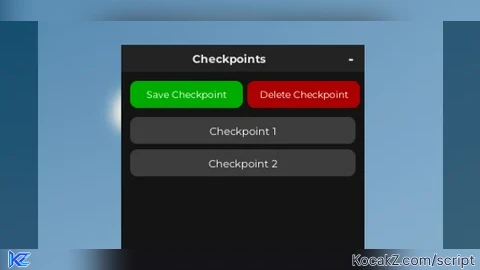 Menu Chekpoints OP - Verified script for Universal Script