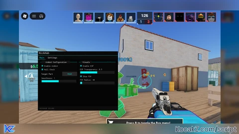 Nickhub Esp Aimbot Team Check Pov Circle - Verified script for Defusal