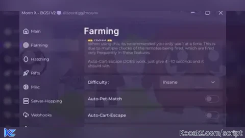 Moon X V2 Keyless - Verified script for Bubble Gum Simulator INFINITY
