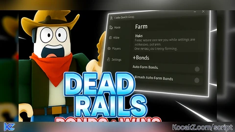 Oblivion-hub Bond farm & Auto Win - Verified script for Dead Rails