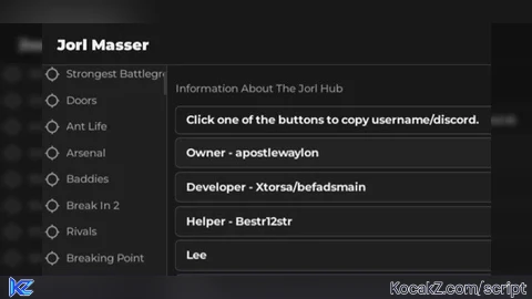 Jorl Hub Universal its 25 games and more - Verified script for Universal Script
