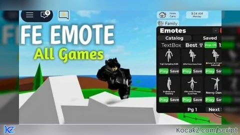 Nothing Emotes FE - Verified script for Universal Script