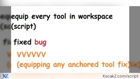 equip every tool in workspace - Verified script for Universal Script