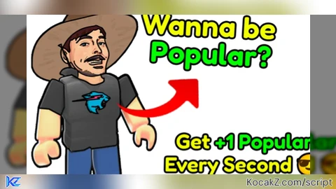 AUTO FARM AND AUTO REBIRTH - Verified script for +1 Popular Every Second! 😎