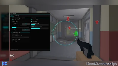 NickHUb OP AIMBOT AND ESP  SPEED AND OTHER FEATURE - Verified script for Project Lazarus: 💀 ZOMBIES 💀