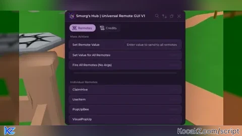 Universal Remote GUI V1 OP [Smorg's Hub] - Verified script for Universal Script