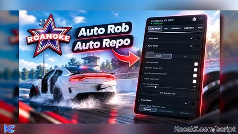 Auto Rob Auto Repo Auto Race FPS Boost Webhooks
