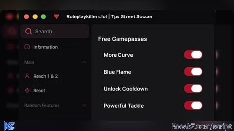 Roleplaykillerscc - Verified script for TPS: Street Soccer 🏆