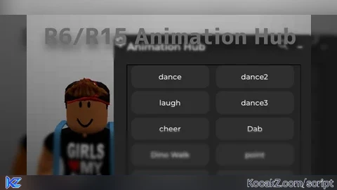 Animation Hub R6 R15 - Verified script for Universal Script