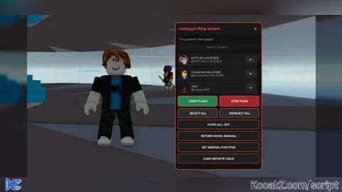 redzzyg's fling system - Verified script for Universal Script