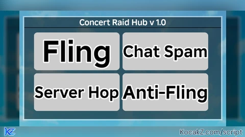 Concerts Raid Hub - Verified script for Universal Script