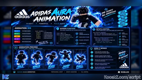 ADIDAS AURA ANIMATION - Verified script for Universal Script