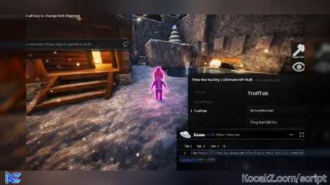 XENO Support Hitbox expander Annoy player* aura easy win - Verified script for Flee the Facility