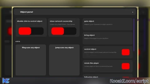Fe Object Control panel - Verified script for Universal Script
