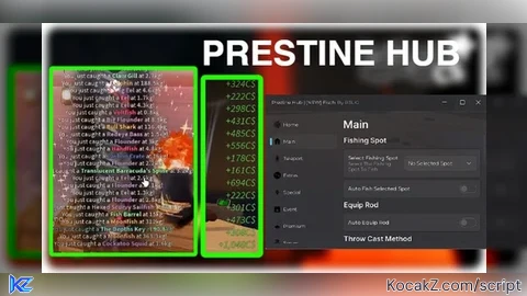 FIXED Prestine Hub OP DUPE SHADOW SCRIPT - Verified script for Fisch š