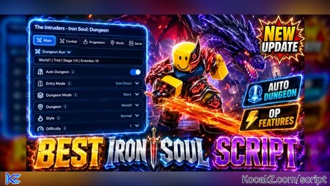 Auto Dungeon: Combat, Auto dudge, Progression & More - Verified script for Iron Soul: Dungeon