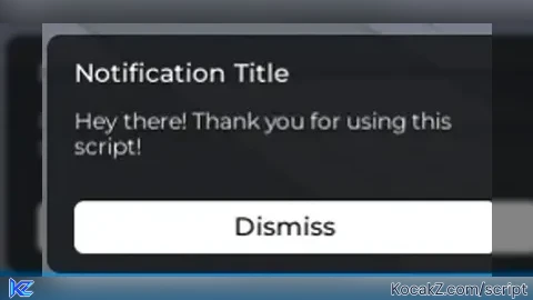 Notification System - Verified script for Universal Script