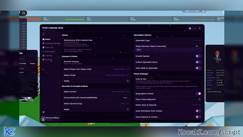 script hub and autobuild - Verified script for Islands 👩‍🌾